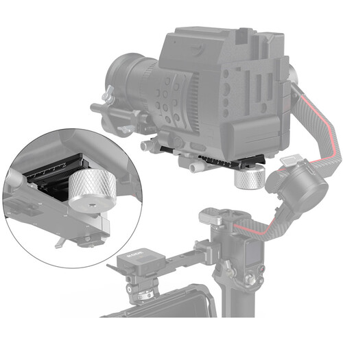SmallRig Produžena Quick-Release pločica za DJI RS 2/ RS 3 & Ronin-S 3031B - 8